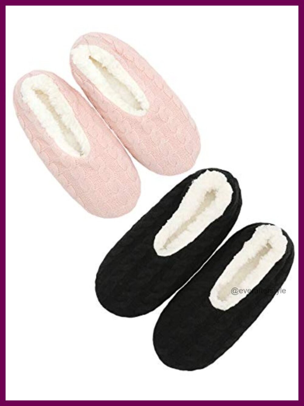 Thick Warm Slipper Socks with Grippers Non-Skid House Slippers